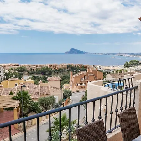 Charming Townhouse With Sea Views & Pool In Altea Villa Calpe Exterior photo