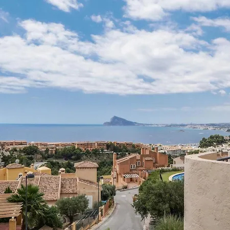 Charming Townhouse With Sea Views & Pool In Altea Villa Calpe Exterior photo